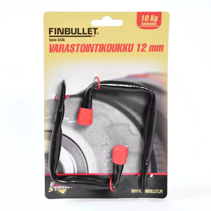 Finbullet Varastointikoukku 2 KPL 12 mm - Koukut, telineet ja kannattimet - 3436 - 1