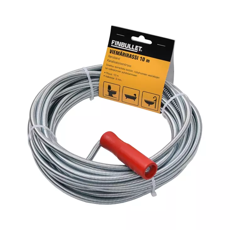 Rensband 10m*9mm - Rörtänger och -verktyg - 2506 - 1