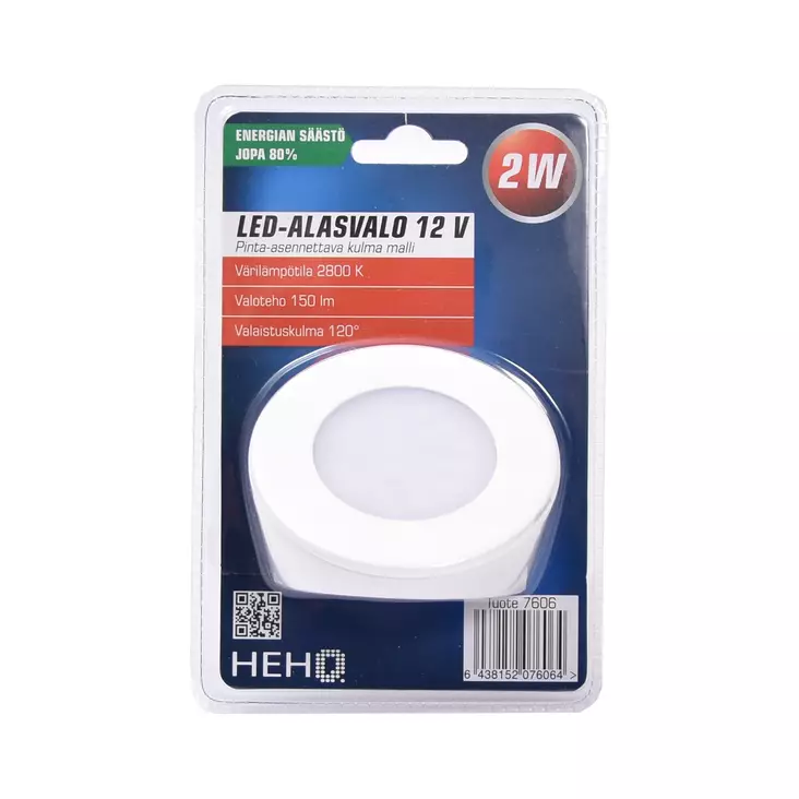 LED-nerlampa 12V 2,2W 90° vinkel - Armaturer - 7606 - 1