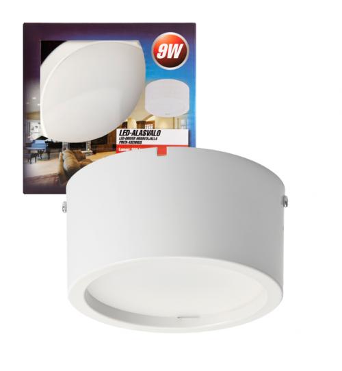 LED- Ceiling light 9 W, 230 V, 900 lm, 3500K, 116 x 63 mm - Valaisimet - 7596 - 1