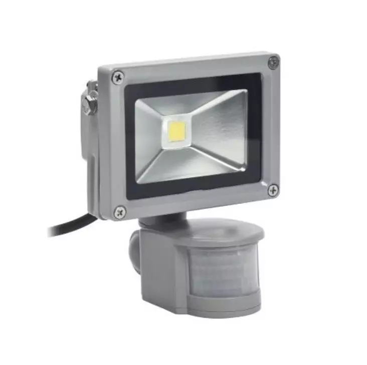 LED Valonheitin 10W DC12V 4000K IR liiketunnistin - Ulkovalaistus - 7636 - 1