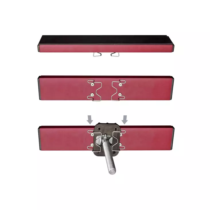 Installation stöd 6 x 20 cm - Teleskopstöttor - 4226 - 1