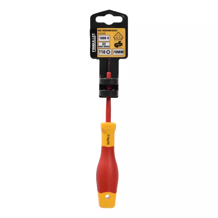 Sähkömeisseli VDE T10x70mm S2 1000V - Ruuvimeisselit - 4086 - 1