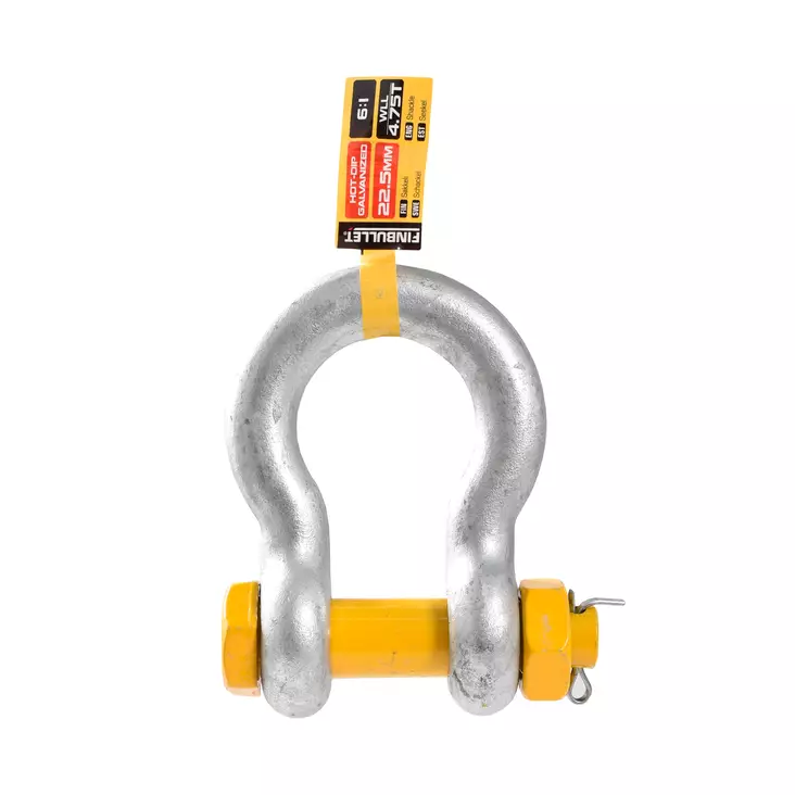 Finbullet Sakkeli 22,5 mm 4,75 t 6:1 sinkitty EN13889 1 kpl - Sokat, haat, sakkelit ja tarvikkeet - 4746 - 1