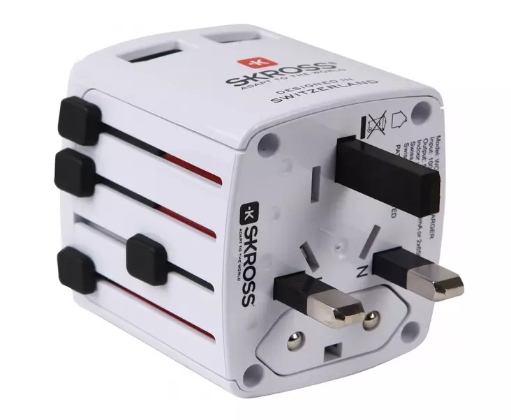 USB-reseadapter WORLD 2.4 A - Reseadapter - 8046 - 1