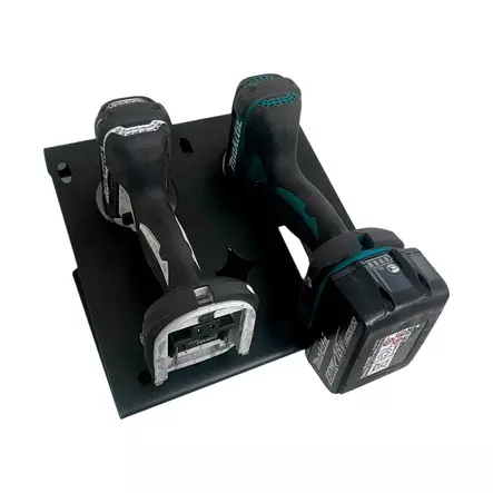 Porakoneen seinäteline 2-paikka Made in - Krokar, ställningar och konsoler - 5097 - 2