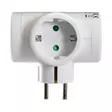 LEGRAND MULTI-SOCKET PLUG 2POLES+E 3 SIDE OUTLET WHITE - Pistotulpat - 7907 - 1