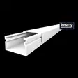 Johtokanava 20x12,5 PVC 2m Liimattava va - Johtokanavat ja kaapelikourut - 8407 - 1