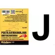 Letter sticker J, 100 m - Tarranumerot ja kirjaimet - 8847 - 1