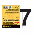 Number sticker 7, 100 m - Tarranumerot ja kirjaimet - 8877 - 1