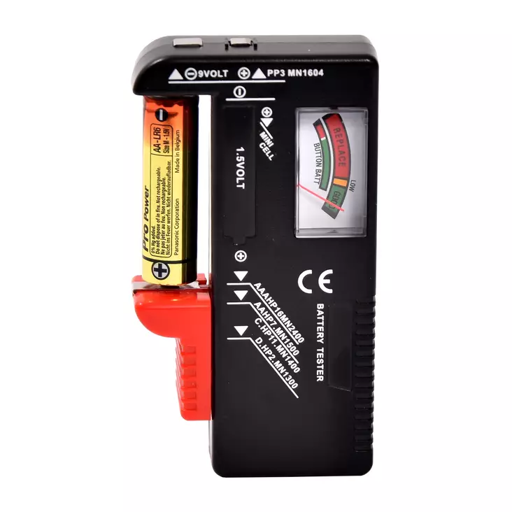 Batteritestare analog 1.5V-9V - Mät- och testinstrument - 8067 - 2