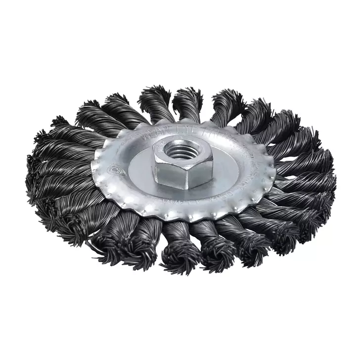 Cirkulärborste 125 mm x M14 - Stål-, mässing- och nylonborstar - 1267 - 1