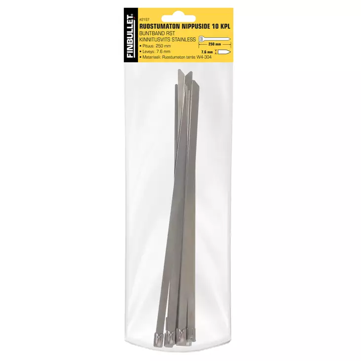 Buntband 7,6 x 200 mm 10 st. - Buntband - 2197 - 1