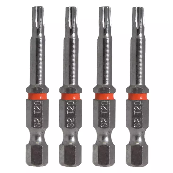 Torxbitssats 4 st T20 x 50 mm 1/4" S2 - Bits - 3357 - 1