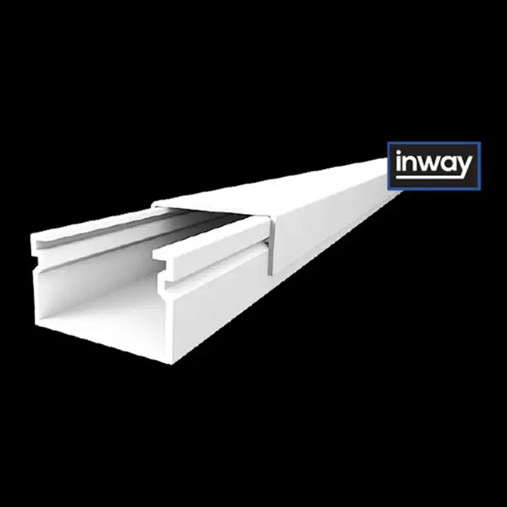 Johtokanava 20x12,5 PVC 2m Liimattava va - Johtokanavat ja kaapelikourut - 8407 - 1