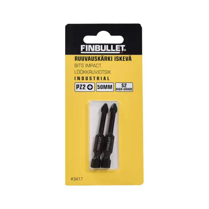 Konekärki iskevä PZ2*50mm 2kpl Erikoiste - Bits - 3417 - 1