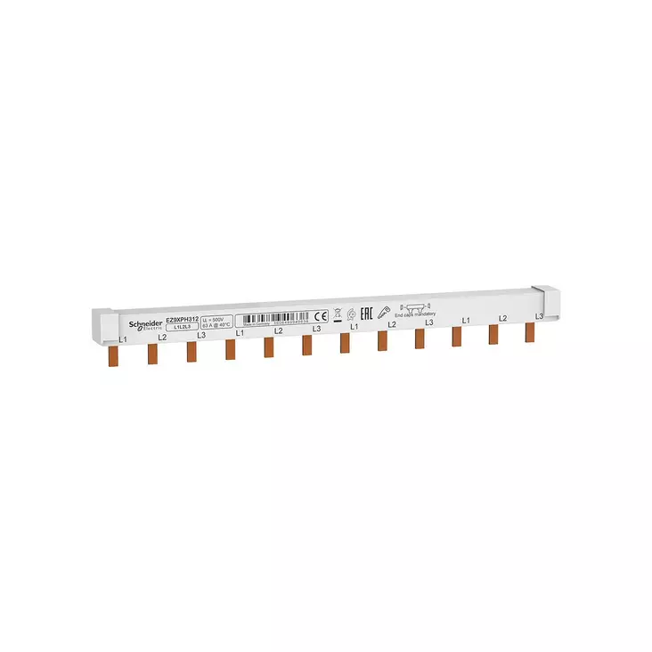 Schneider Electric Easy9 Virtakisko 3P 12 Mod - Ryhmäkeskukset ja tarvikkeet - 78507 - 1