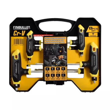 Insexnyckelsats T-handtag 8 st. - Insex- och torxnycklar - 1218 - 2