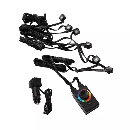 HEHQ LED-mikrovalosarja 12 V RGB 2 kpl ja kaukosäädin- - Valaisimet - 7578 - 1