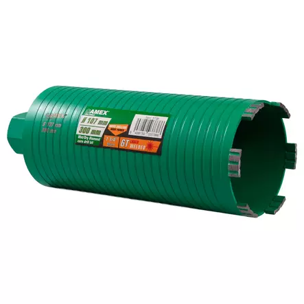 CAMEX Timanttikuppiterä 107 × 300 mm 6T 1 1/4" - Timanttiporat - 3738 - 2
