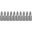 Anti slip bits set 25 mm 10 pcs PH2 x 10 pcs - Konekärjet - 1178 - 1