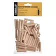 Uritettu puutappi 70 kpl 8 x 40 mm - Fästelement och expanderskruvar - 3598 - 1
