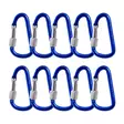 Lukittava palohaka 6*60mm 10kpl Alumiini - Sokat, haat, sakkelit ja tarvikkeet - 4788 - 1
