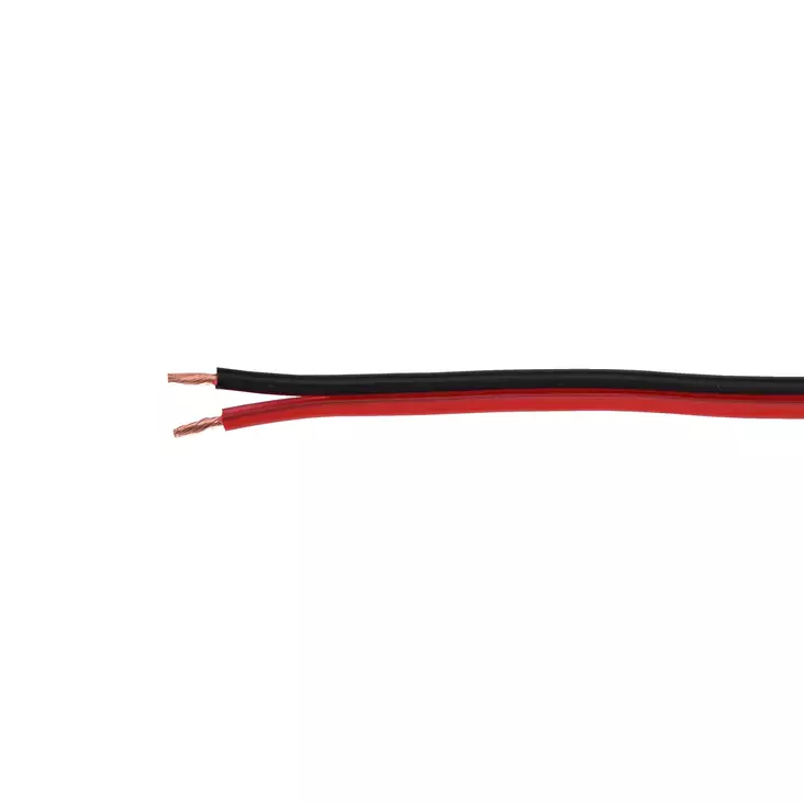 BLACK/RED POWER CABLE 1.5MM2 2X15.MM2 H03VH-H 10M - Asennusjohdot - 9498 - 1