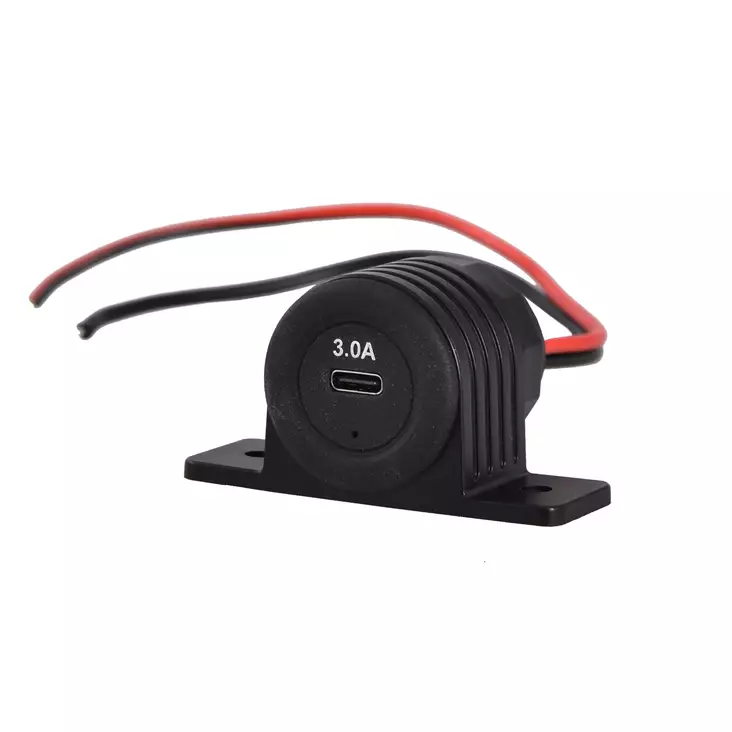 C-latausportti 12V 5VDC 3.0A pinta-asennus - USB plugit, laturit ja tarvikkeet - 8228 - 1