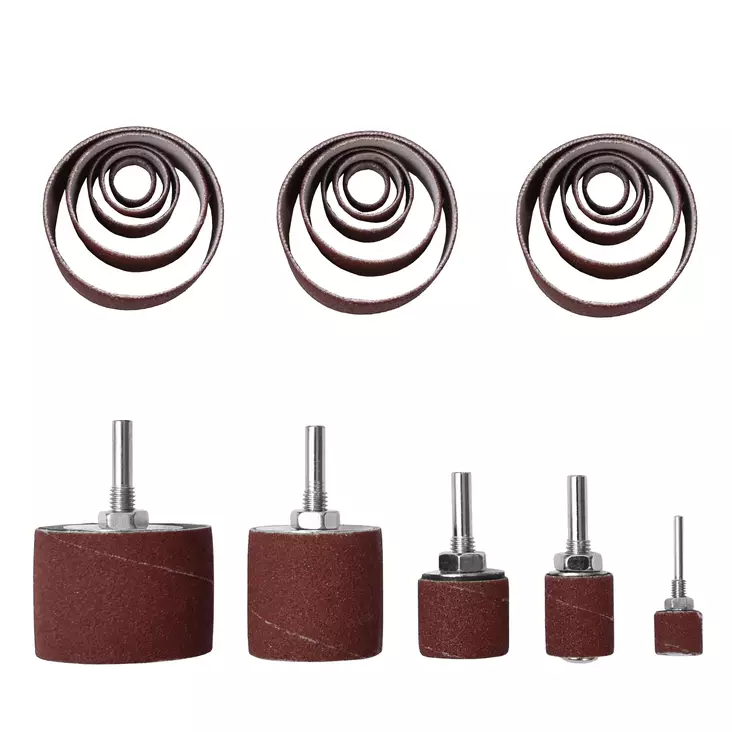 Slipbandsats 25 delar - Sliptillbehör och stödjer - 1278 - 1