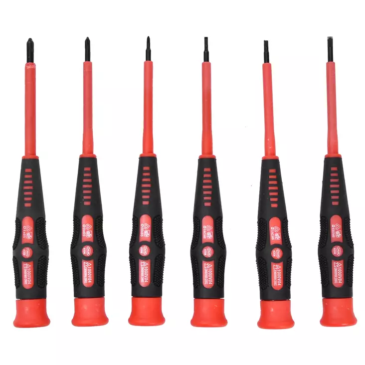 Finbullet Kellomeisselisarja 6-os VDE 1000 V - Ruuvimeisselit - 1148 - 1