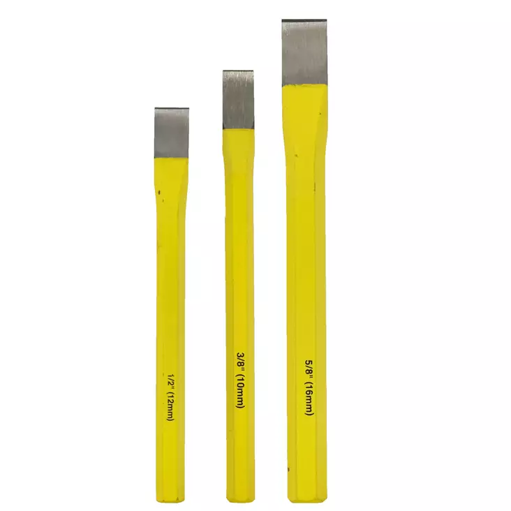 Mejselsats 3 delar 3/8"/10mm 1/2"/12mm 5/8"/16mm - Huggmejslar - 1728 - 1