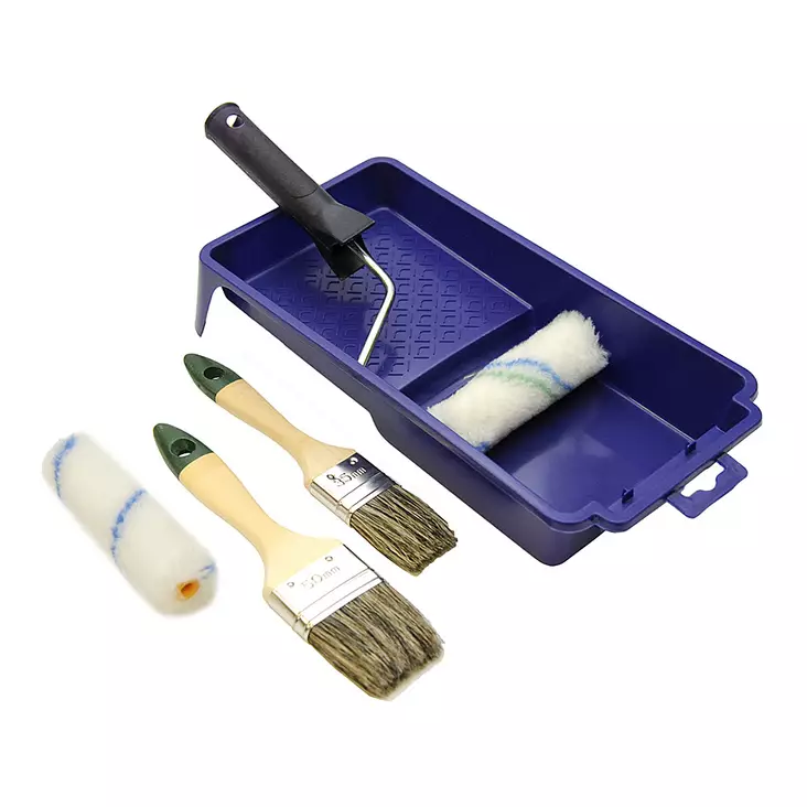 Rollersats 6 delar 100 mm penslar 35/50 mm - Målningssatser - 1628 - 1