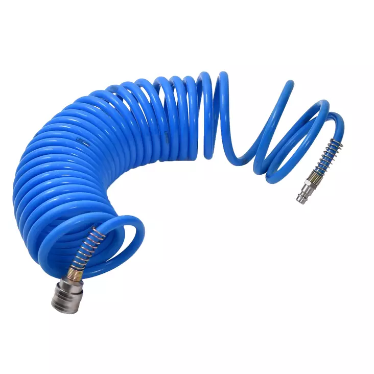 Spiralslang tryckluft 7,5m x 6mm - Tryckluftsslangar - 3088 - 1
