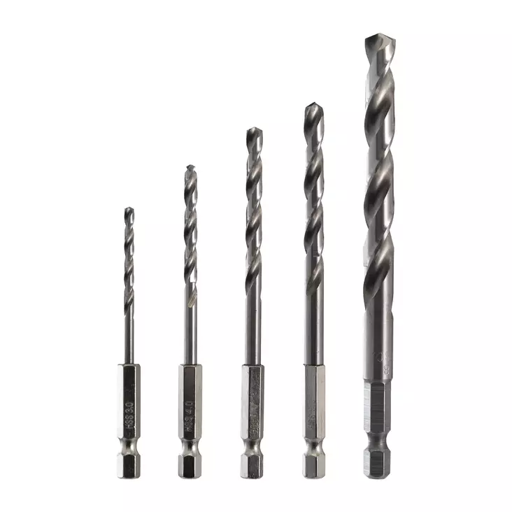 Fully Ground 1/4" QC twist drill - Poranterät ja poranteräsarjat - 2848 - 1