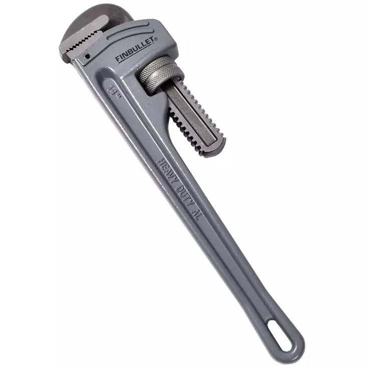 PIPE WRENCH ALUMINIUM HANDLE 18" HRC 55-60 MAX 48MM - Putkipihdit ja -työkalut - 4308 - 1
