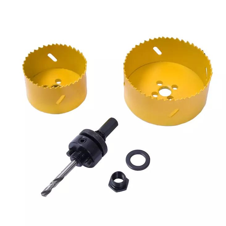 M3 B1 Metal hole saw set 70-95mm - Reikäsahat ja reikäsahasarjat - 1508 - 1