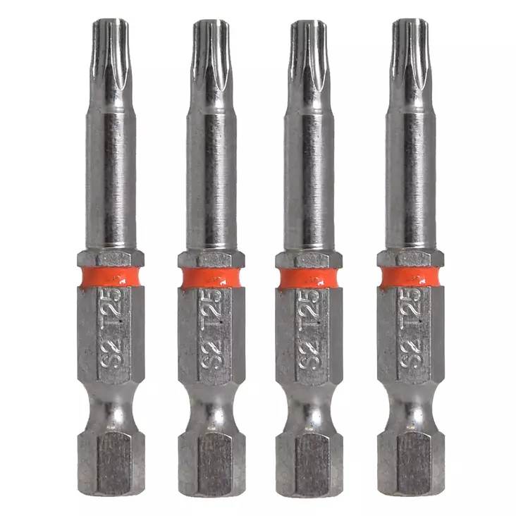 Torx bit set 1/4'' 4pcs T25*50mm S2 - Konekärjet - 3358 - 1
