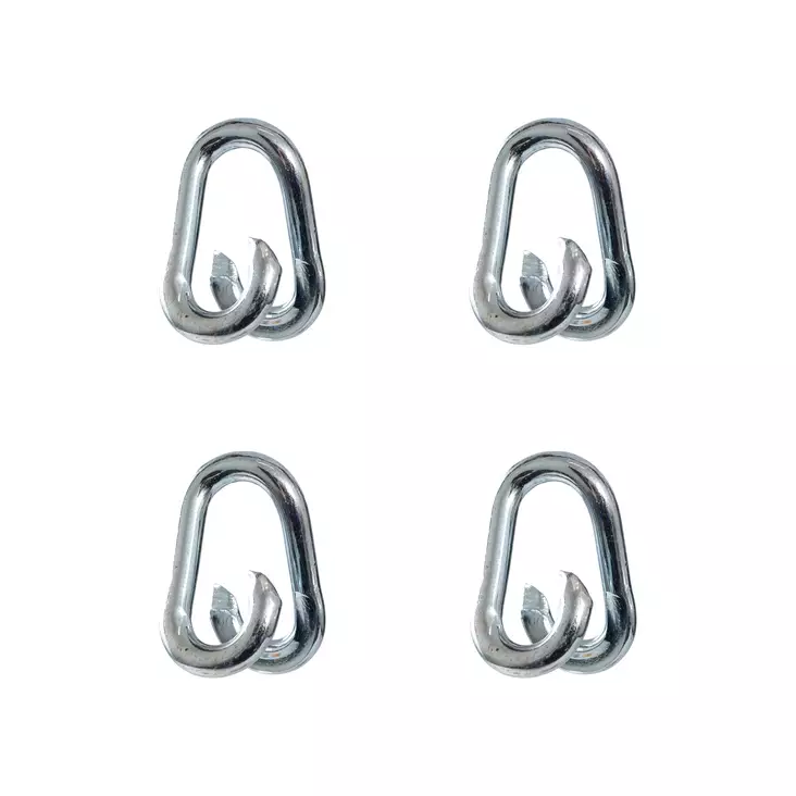 Ketjunkorjauslenkki 6mm 4kpl Galvanoitu - Sokat, haat, sakkelit ja tarvikkeet - 4828 - 1