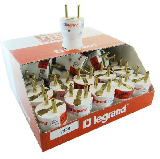 Legrand Pistotulppa valkoinen kartio - Pistotulpat - 7908 - 1