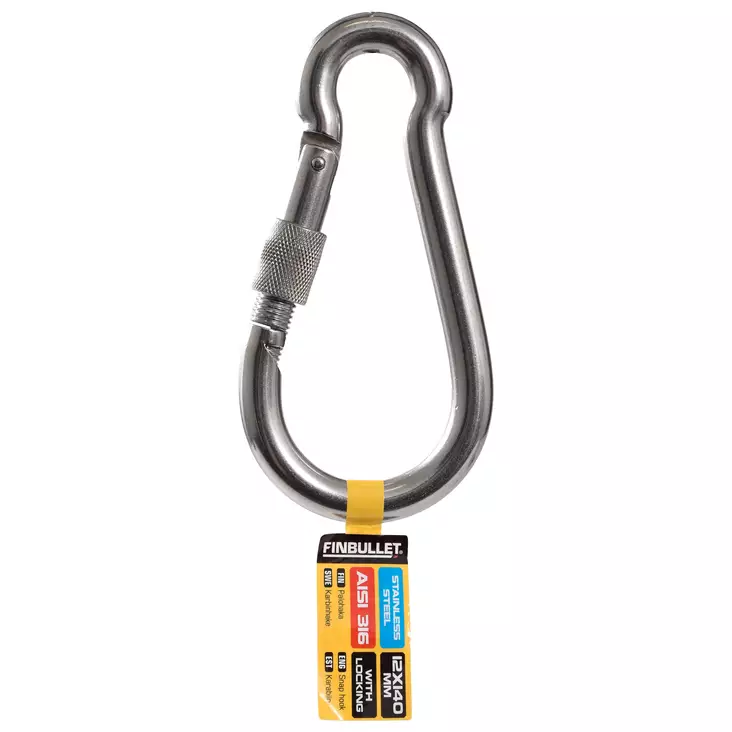 Lukkiutuva palohaka 12*140mm RST AiSi 316 Ruostumaton - Sokat, haat, sakkelit ja tarvikkeet - 4798 - 1