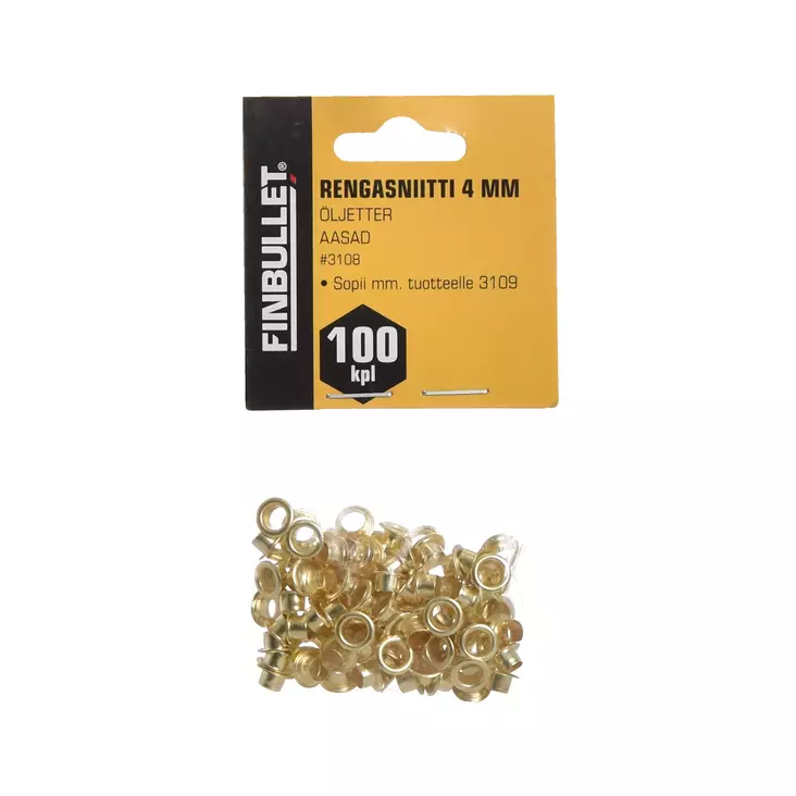 Purjerenkaat 100kpl Sopii tuotteelle 3109 - Sokka-, jousi- ja O-rengaslajitelmat - 3108 - 1