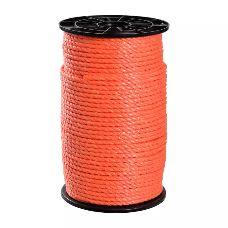 Polypropenrep 100m x 6mm 550kg byggarens universalrep - Snören och rep - 5538 - 1