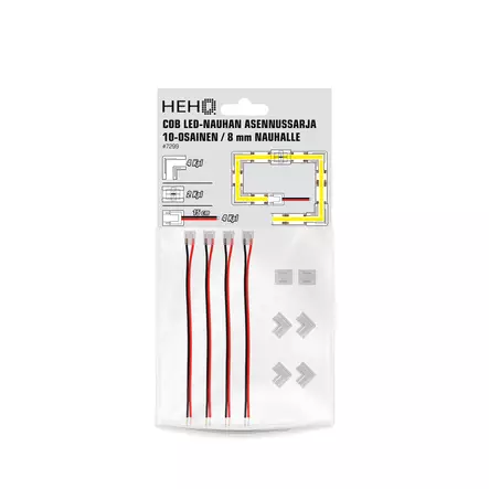LED-nauhan asennussarja 10-os 8 mm nauhalle - LED-nauhat - 7299 - 2