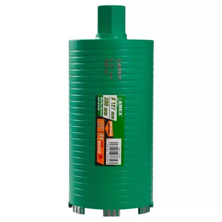 CAMEX Timanttikuppiterä 127 × 300 mm 7T 1 1/4" - Timanttiporat - 3739 - 1