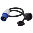 Caravan adapter 3xG2.5 0.5 m - Caravan johdot - 8519 - 1