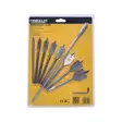 Flat wood drill bits set 6-32 mm 10 pcs - Puuterät - 1709 - 2