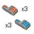 Push in quick connector 6pcs set - Rasialiittimet - 8739 - 1