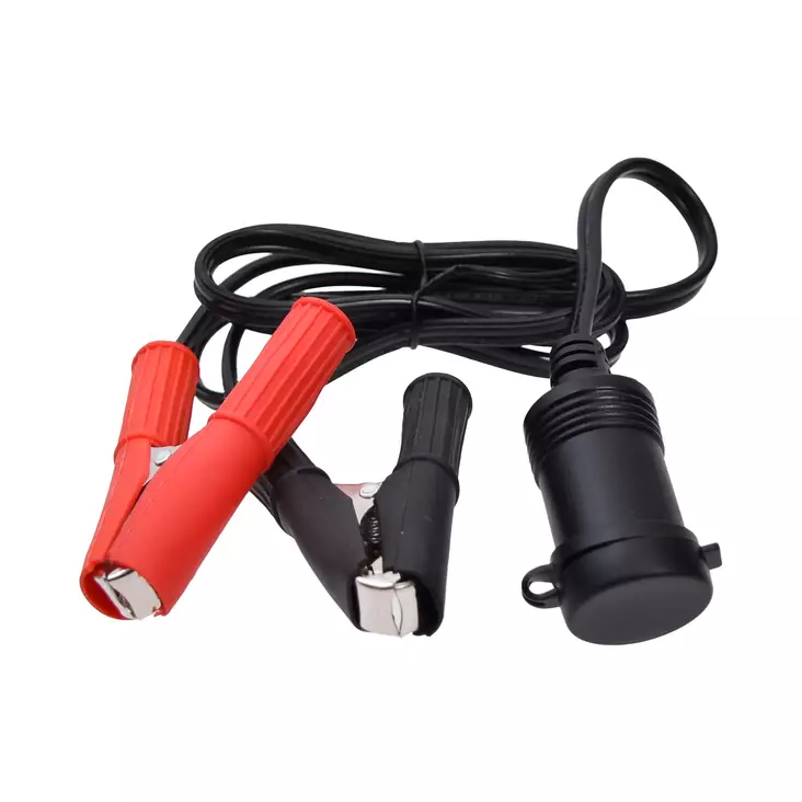 Uttag med krokodilklämmor 12 / 24V 10A - USB-kontakter, laddare och tillbehör - 8239 - 1