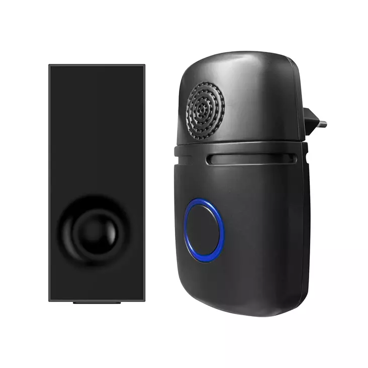 Axxel Ovikello 230 V musta - Ovikellot - 8089 - 1